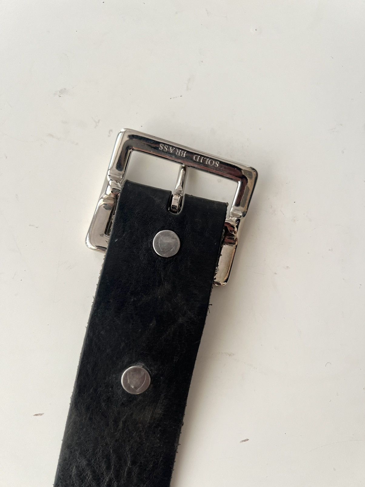 Iron Heart Vintage Hollywood Trading Company Stud Stingray Leather Belt Size ONE SIZE - 15 Thumbnail