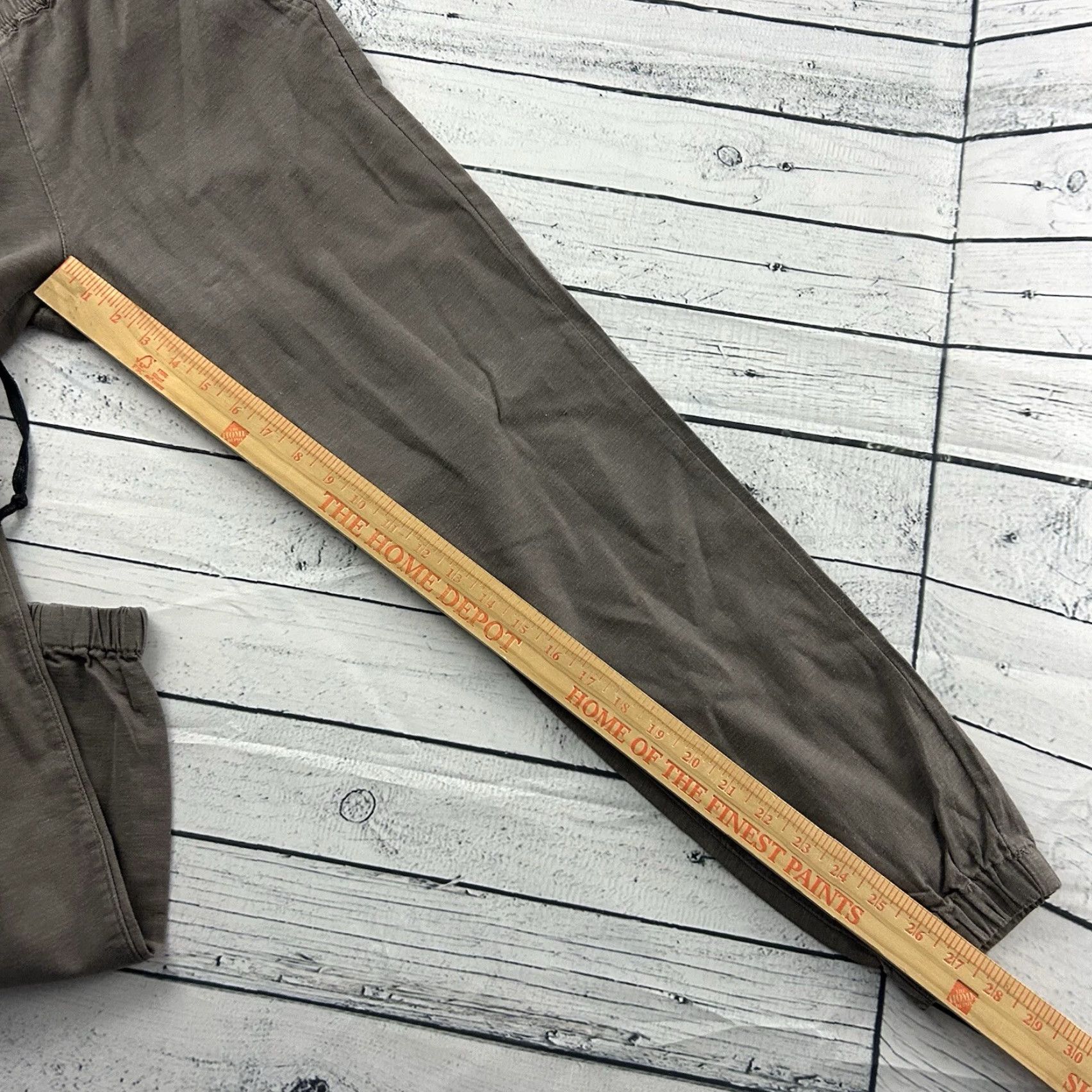 Hudson Hudson Linen Jogger Pants Women's XS Brown Size 26" / US 2 / IT 38 - 6 Thumbnail