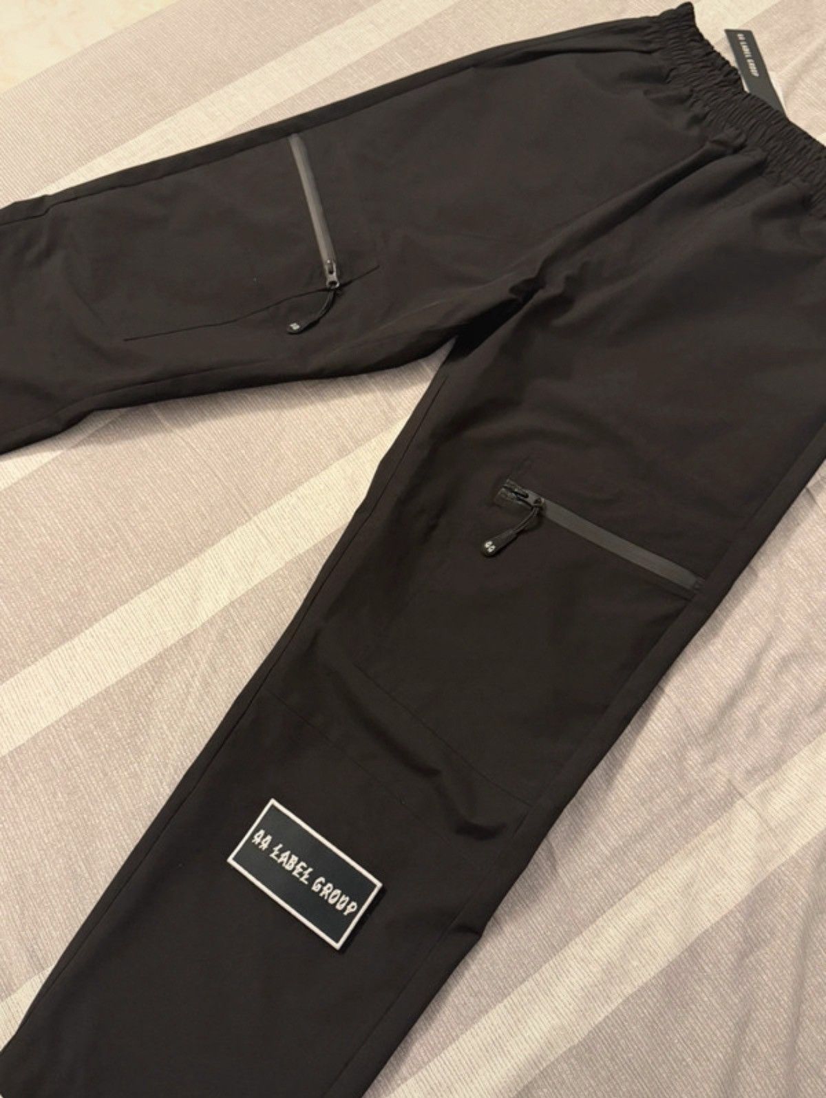 44 LABEL GROUP 44 Label Group Cargo Pants Poly Techno Black (46) Size US 44 / EU 60 - 2 Thumbnail