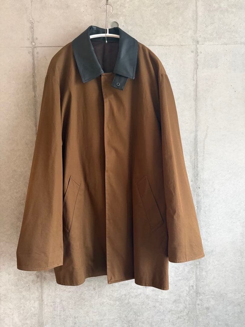 Stein ssstein 24SS Leather Collar Cotton Jacket Size US M / EU 48-50 / 2 - 1 Thumbnail