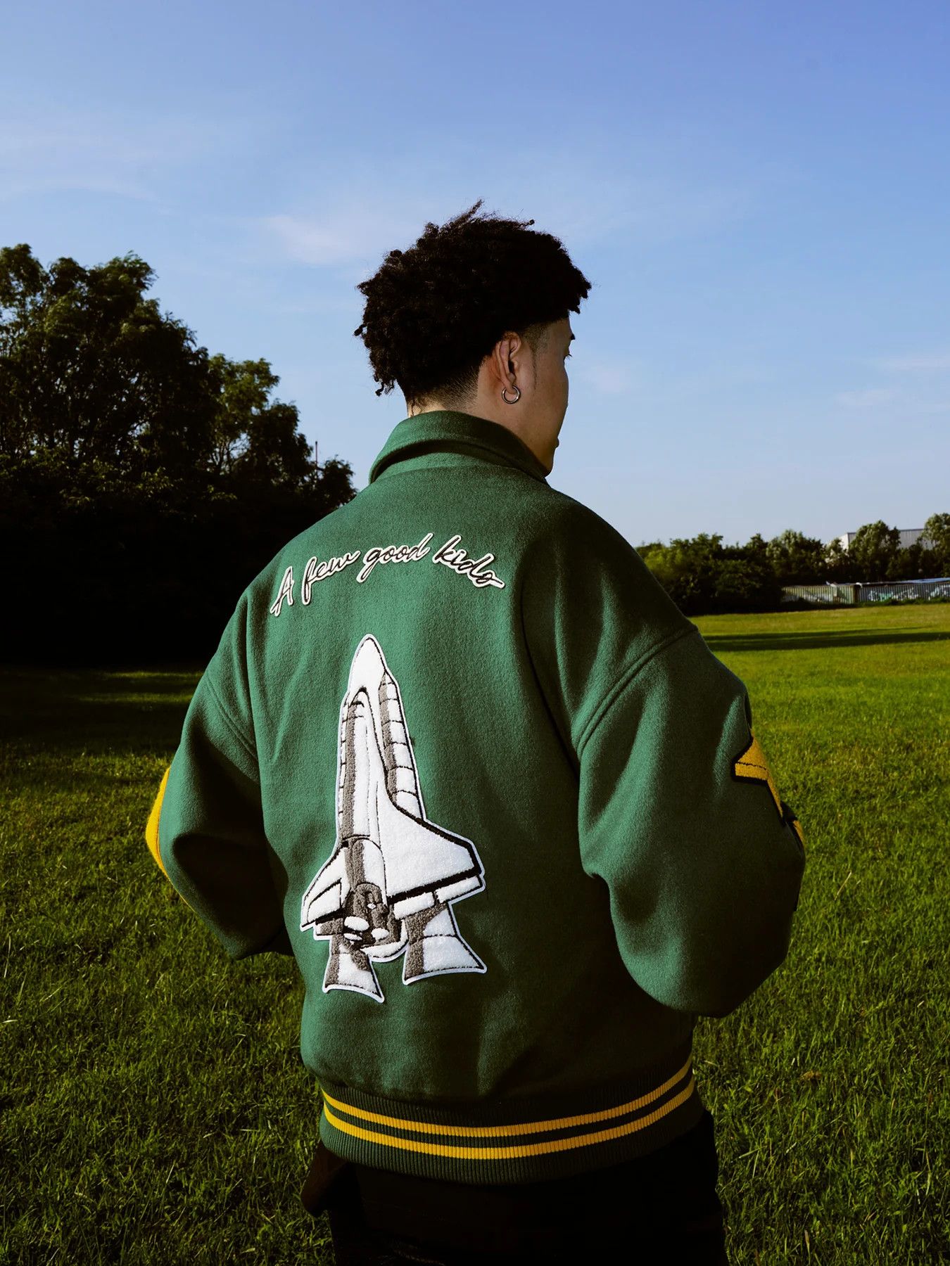 Japanese Brand A FEW GOOD KIDS ROCKET COLLEGE JACKET Size US L / EU 52-54 / 3 - 3 Thumbnail