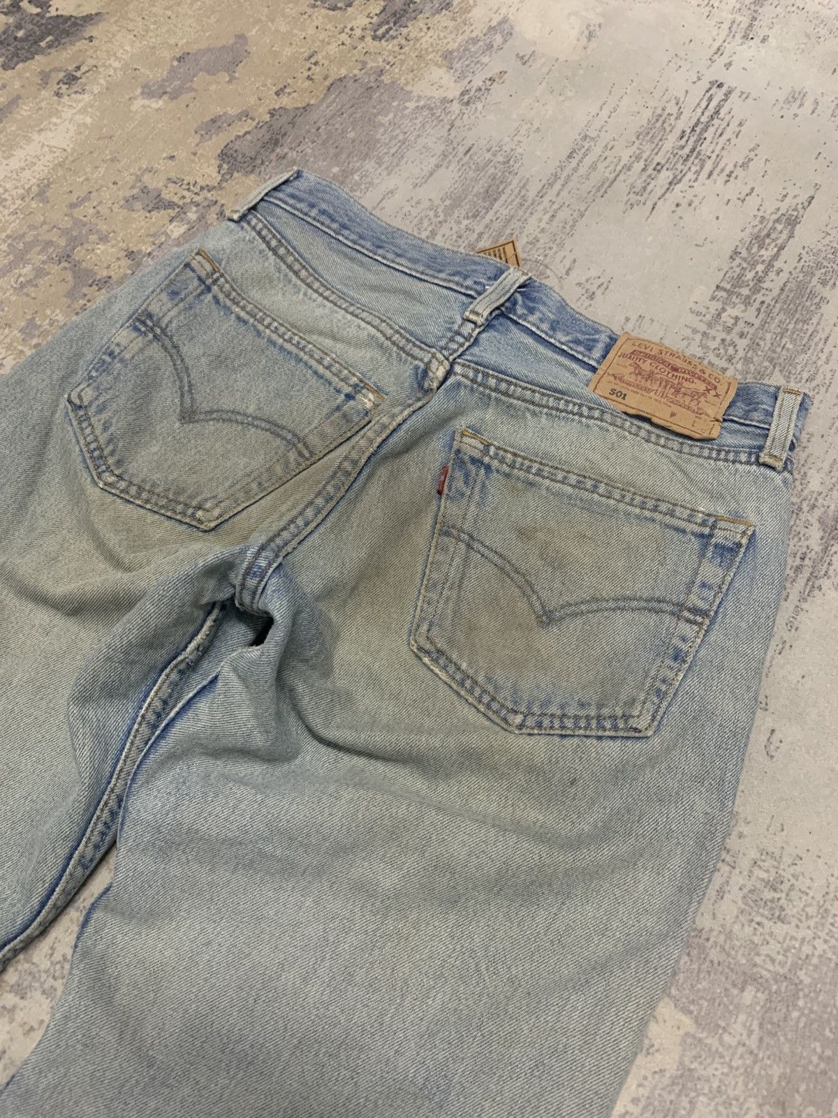 Levi's Vintage Levis 501 Rusty Jeans Distressed Denim Size US 31 - 12 Thumbnail
