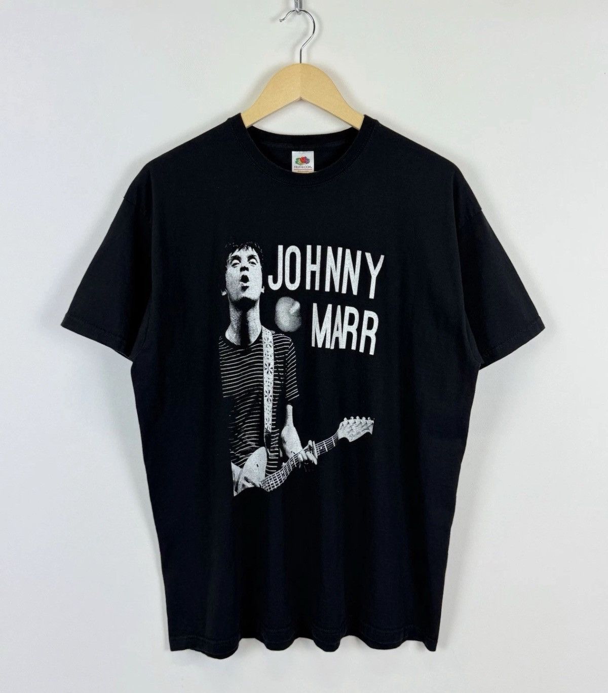 Band Tees Johnny Marr The Smith T-Shirt Black Top Indie Rock Band Tour Size US XL / EU 56 / 4 - 1 Thumbnail