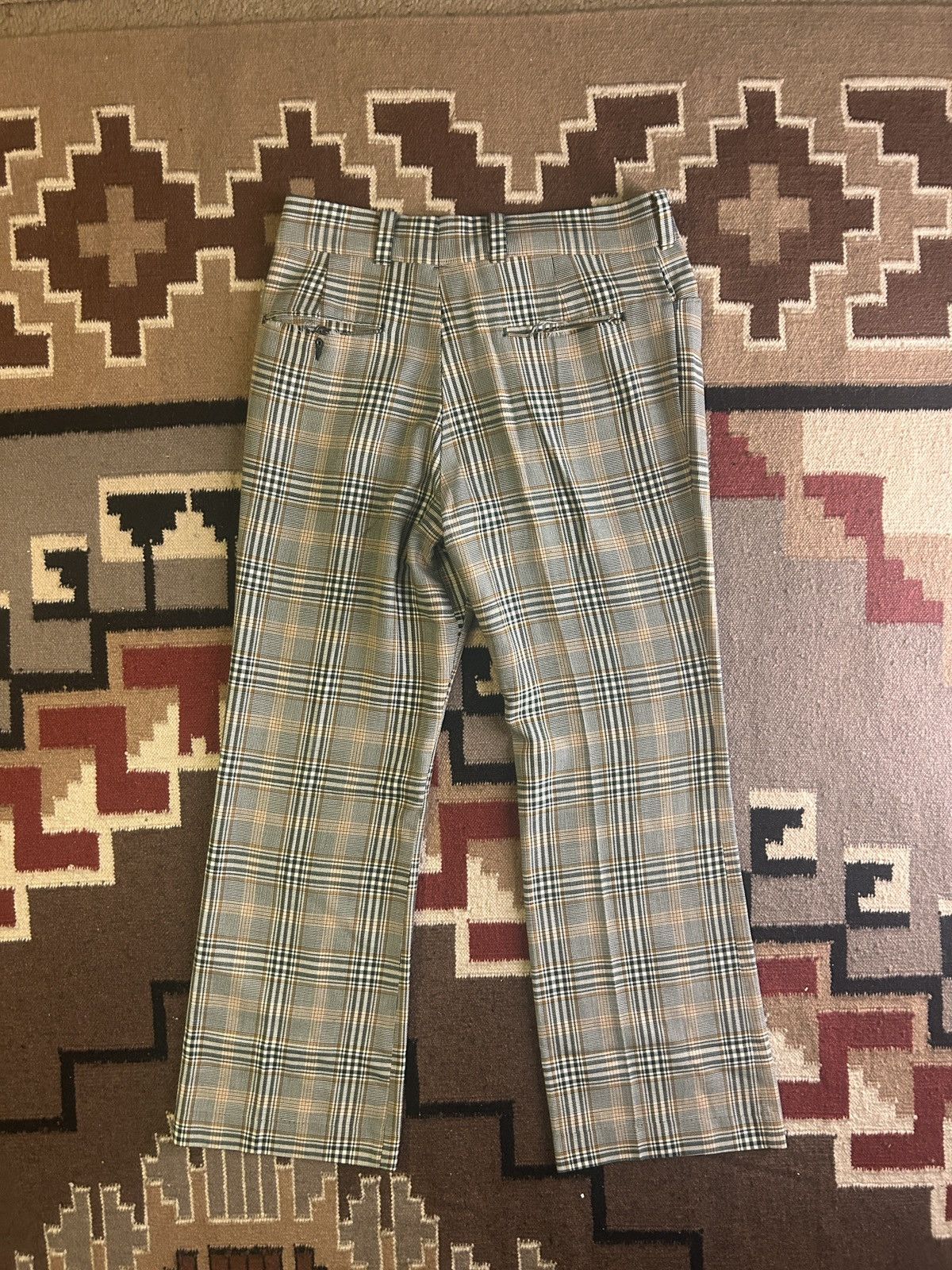 Levi's Vintage 70s Levi's Panatela Plaid Disco Bootcut Flare Pants Size US 34 / EU 50 - 2 Thumbnail