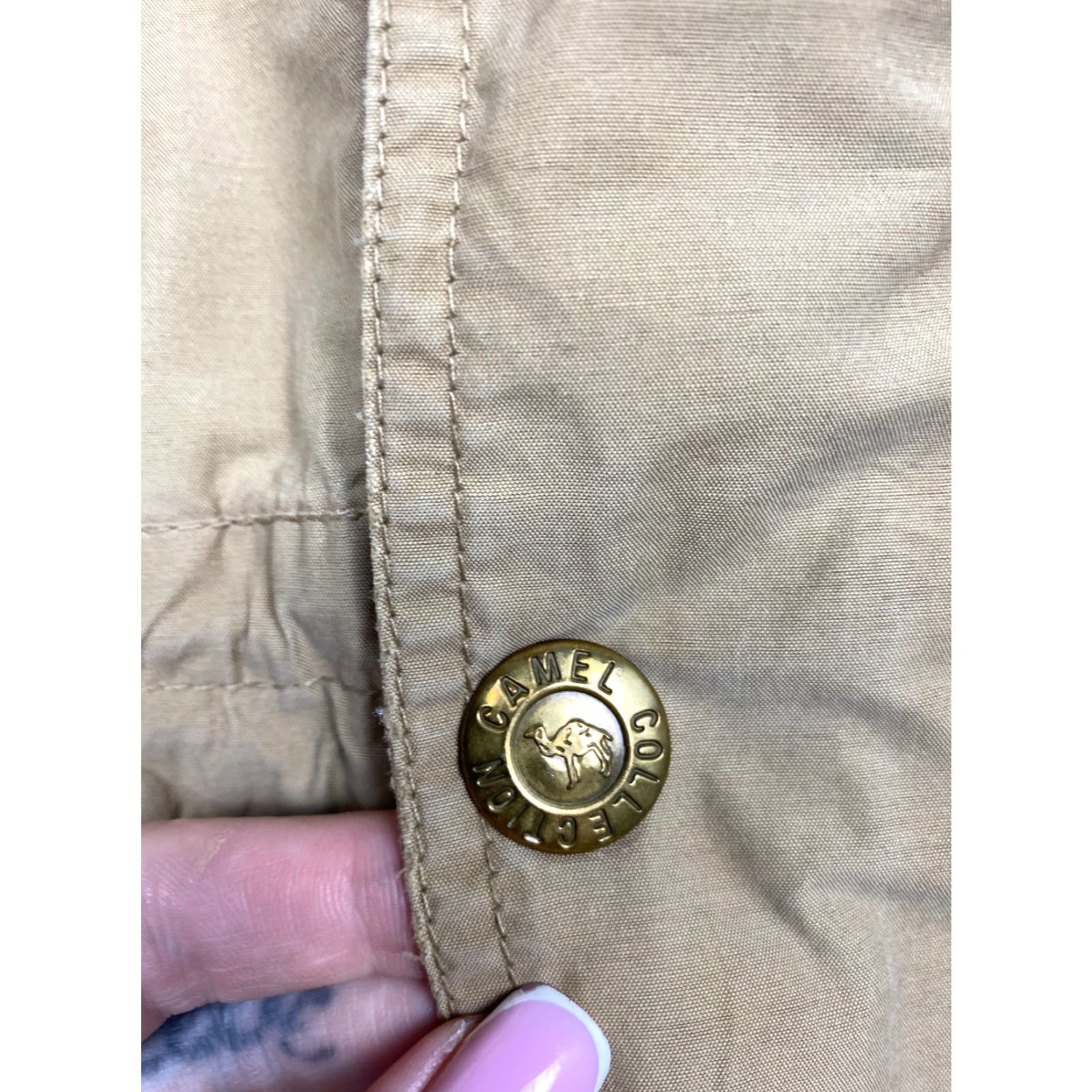 Camel Camel Collection Vintage Mens Utility Jacket XL Beiges Cotton Windbreaker Jacket Mens XL Beige Camel Collection Vintage Mens Jacket Windbreaker 80s? Size US L / EU 52-54 / 3 - 5 Thumbnail