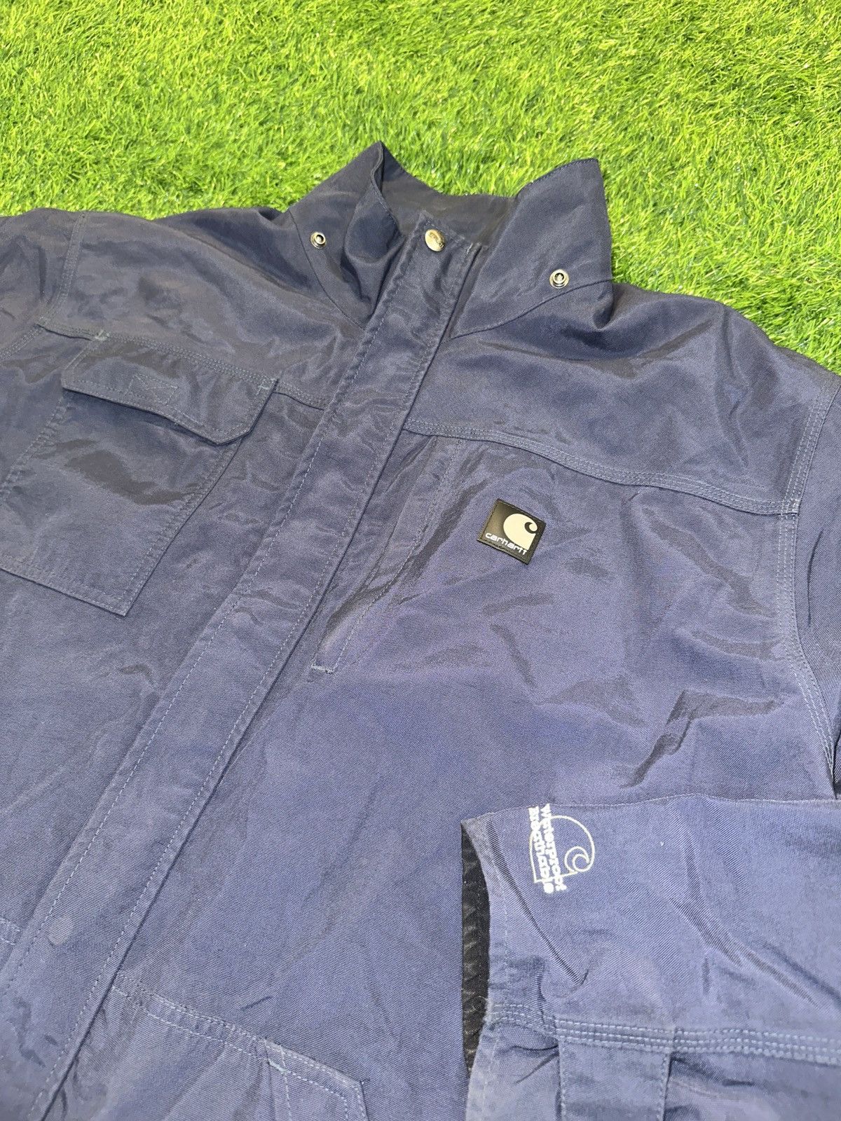Carhartt Carhartt jacket shoreline blue size Large Size US L / EU 52-54 / 3 - 2 Thumbnail