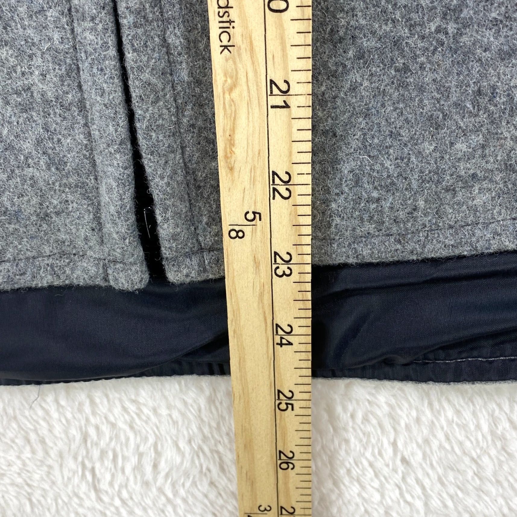 Vintage Schaefer Outfitter Western Wool Vest Mens XL Gray Zip Leather Collar Made USA Size US XL / EU 56 / 4 - 5 Thumbnail