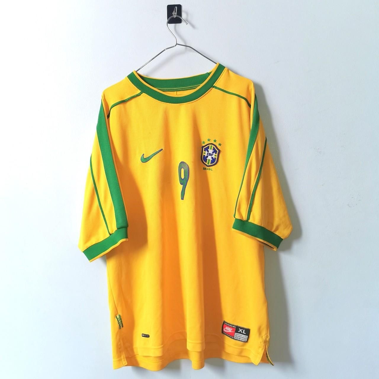 Nike Fc Brazil 1998 1999 Home Shirt Jersey Size US XL / EU 56 / 4 - 2 Thumbnail