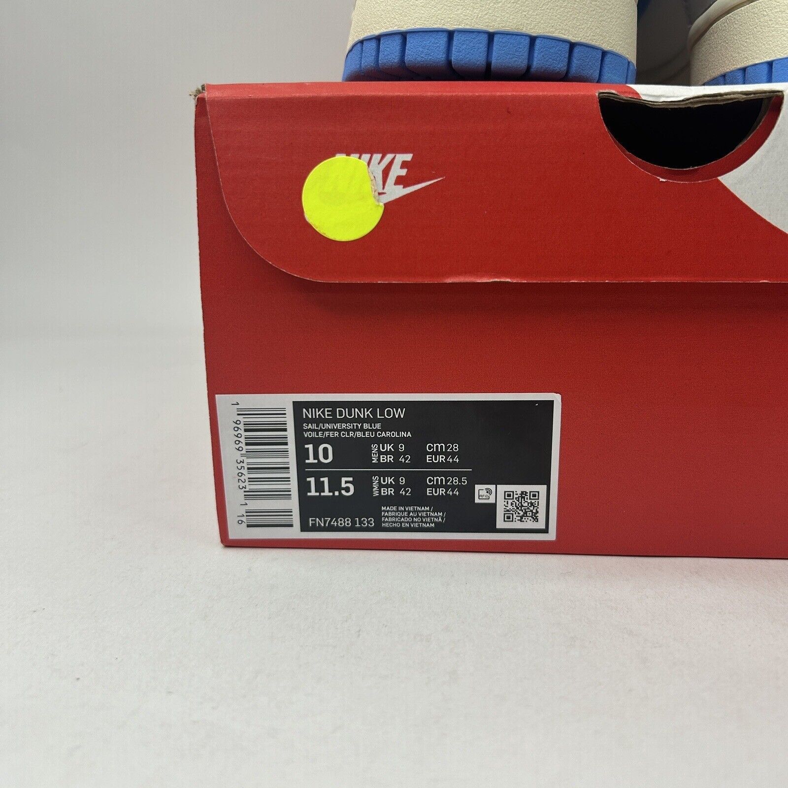 Nike Nike Dunk Low “Athletic Department University Blue" 2023 Size US 10 / EU 43 - 5 Thumbnail