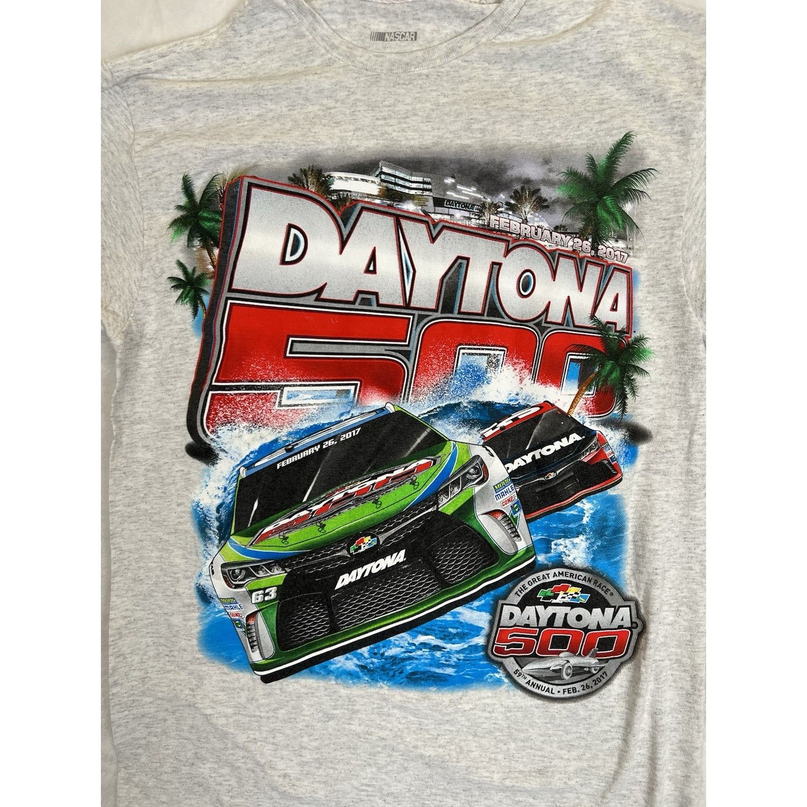 NASCAR NASCAR Daytona 500 T-Shirt Size Medium 2017 Double Sided Size US M / EU 48-50 / 2 - 4 Thumbnail
