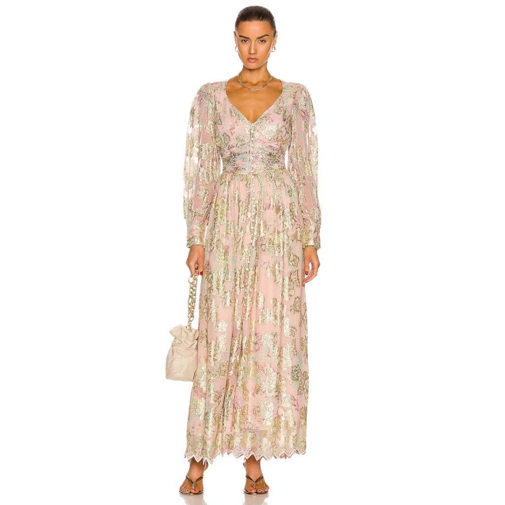 Other HEMANT AND NANDITA Nora Maxi Dress in Rose Pink Size XS / US 0-2 / IT 36-38 - 1 Thumbnail