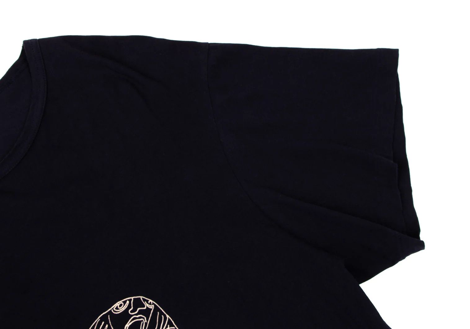 Yohji Yamamoto Yohji Yamamoto Asakura Yuka Printed T-Shirt Navy Size US L / EU 52-54 / 3 - 8 Thumbnail
