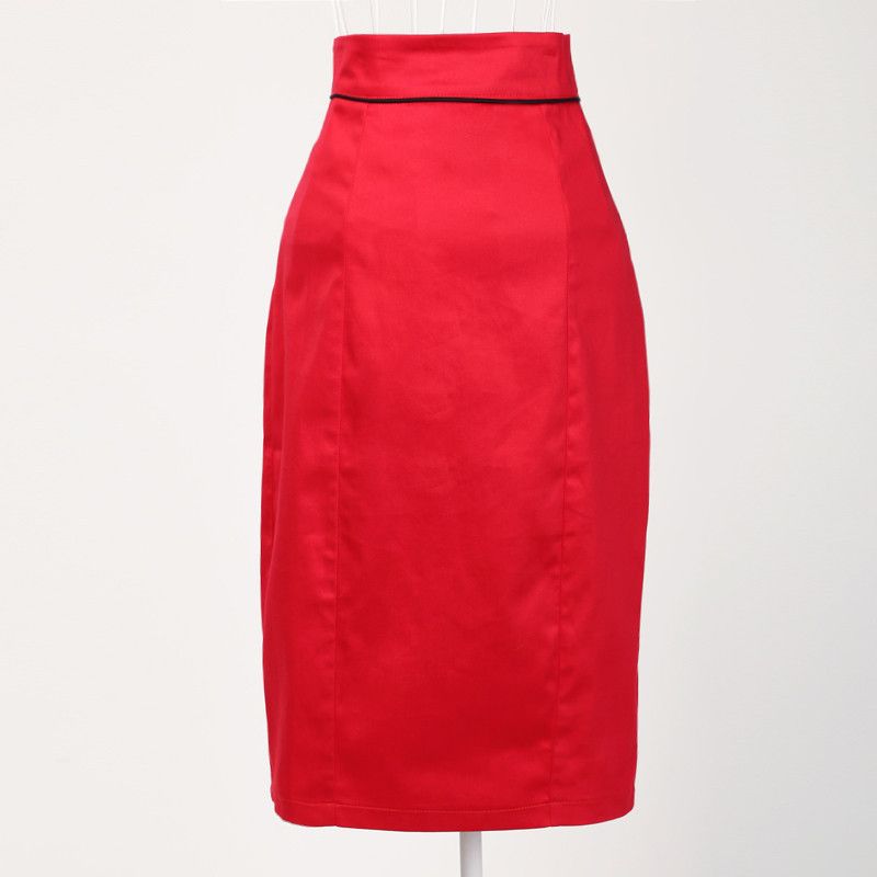 Other Red pencil skirt for women Size 32" / US 10 / IT 46 - 1 Thumbnail