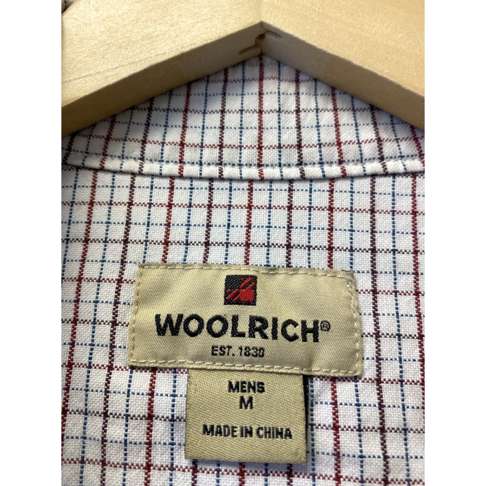 Vintage VINTAGE Woolrich Jacket Shirt Men's M Plaid Beige Cotton Button Up Mid-Length Workwear Outdoor Mens Size US M / EU 48-50 / 2 - 4 Thumbnail