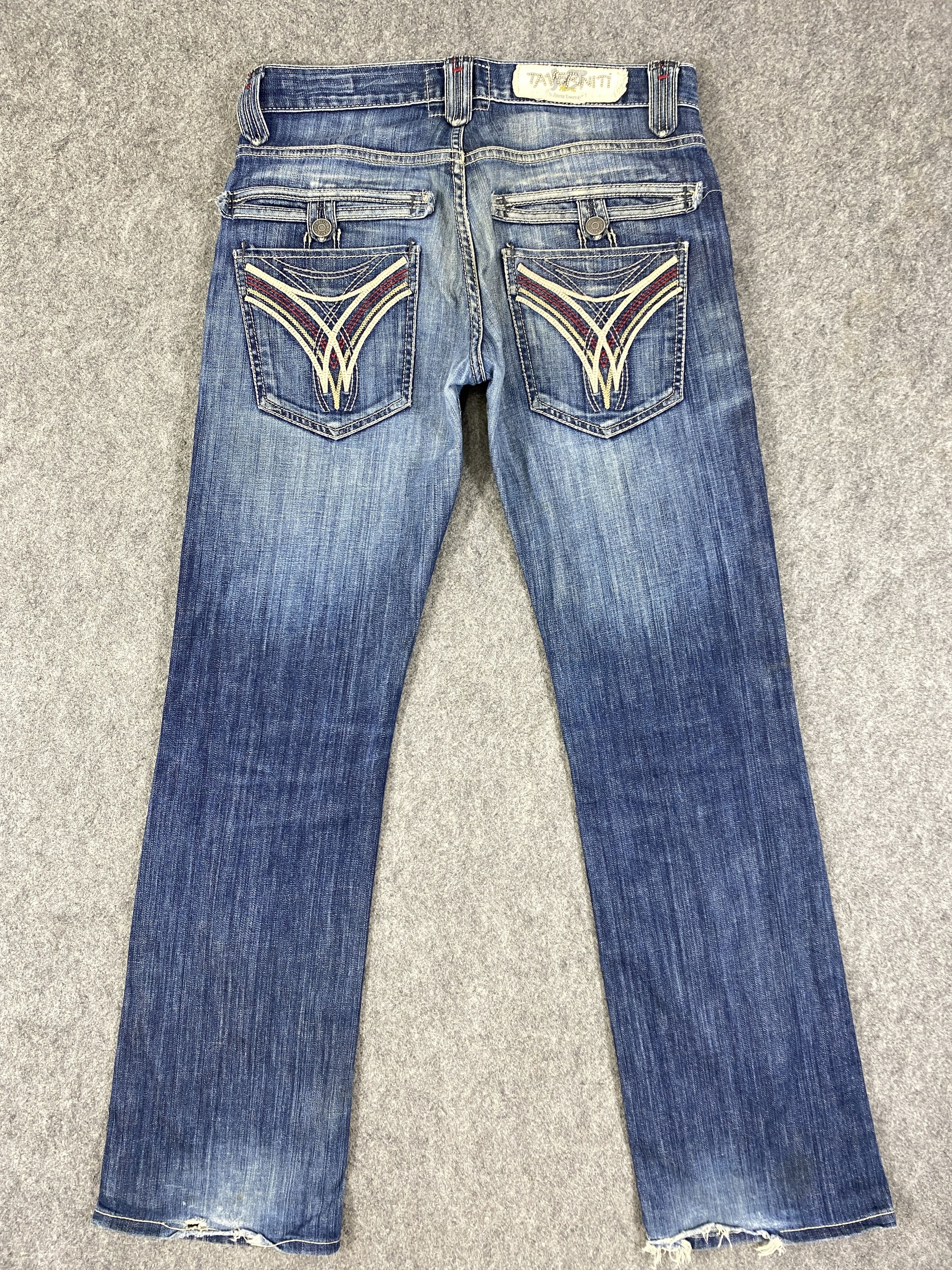 If Six Was Nine Vintage Jimmy Tavertini Flare Jeans 31x30 - JN3273 Size US 31 - 2 Thumbnail