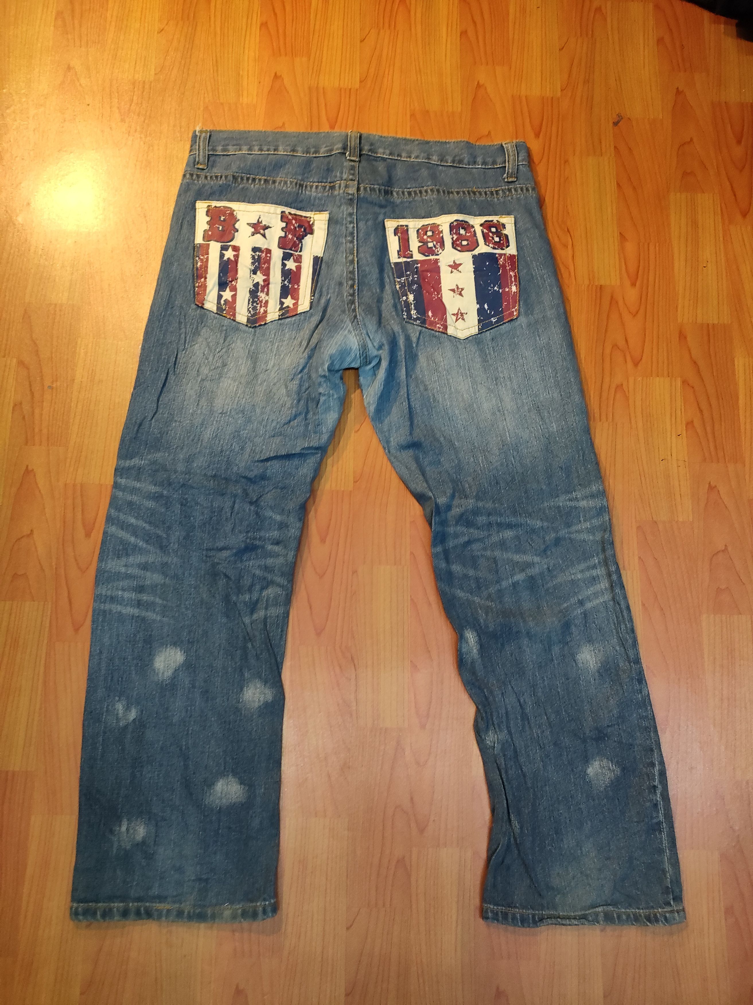 Japanese Brand Distressed Japanese Brand 1986 Jeans Size US 37 - 3 Thumbnail