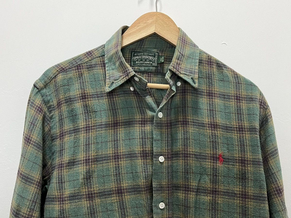 Polo Ralph Lauren Vintage Polo Ralph Lauren Plaid Flannel Shirt Size US M / EU 48-50 / 2 - 4 Thumbnail
