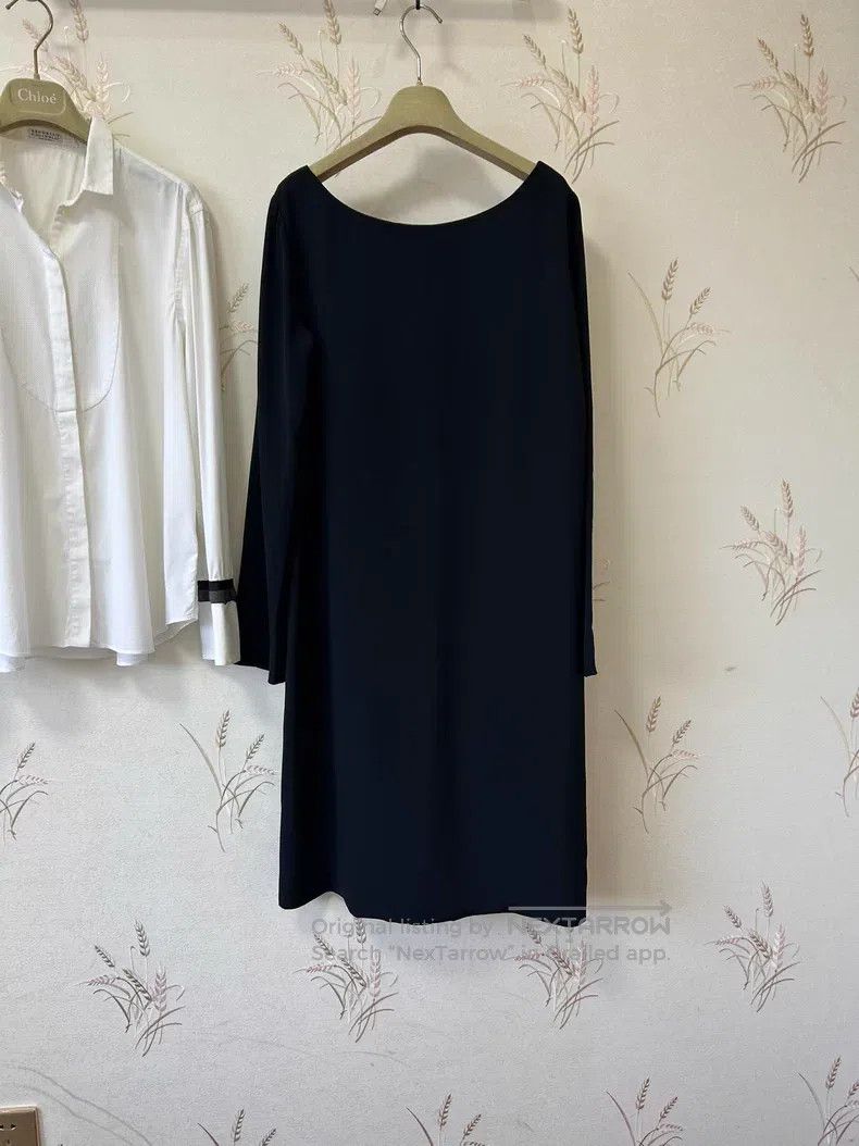 The Row The Row Black Minimalist Straight-Leg Dress Size M / US 6-8 / IT 42-44 - 3 Thumbnail