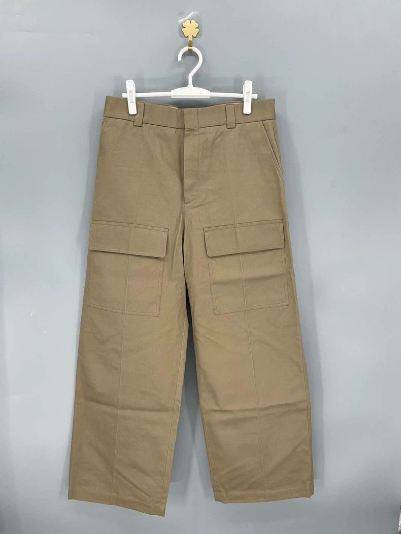 Gucci Gucci Khaki, embroidered, straight, casual pants 2501-Nexta Size US 34 / EU 50 - 2 Thumbnail