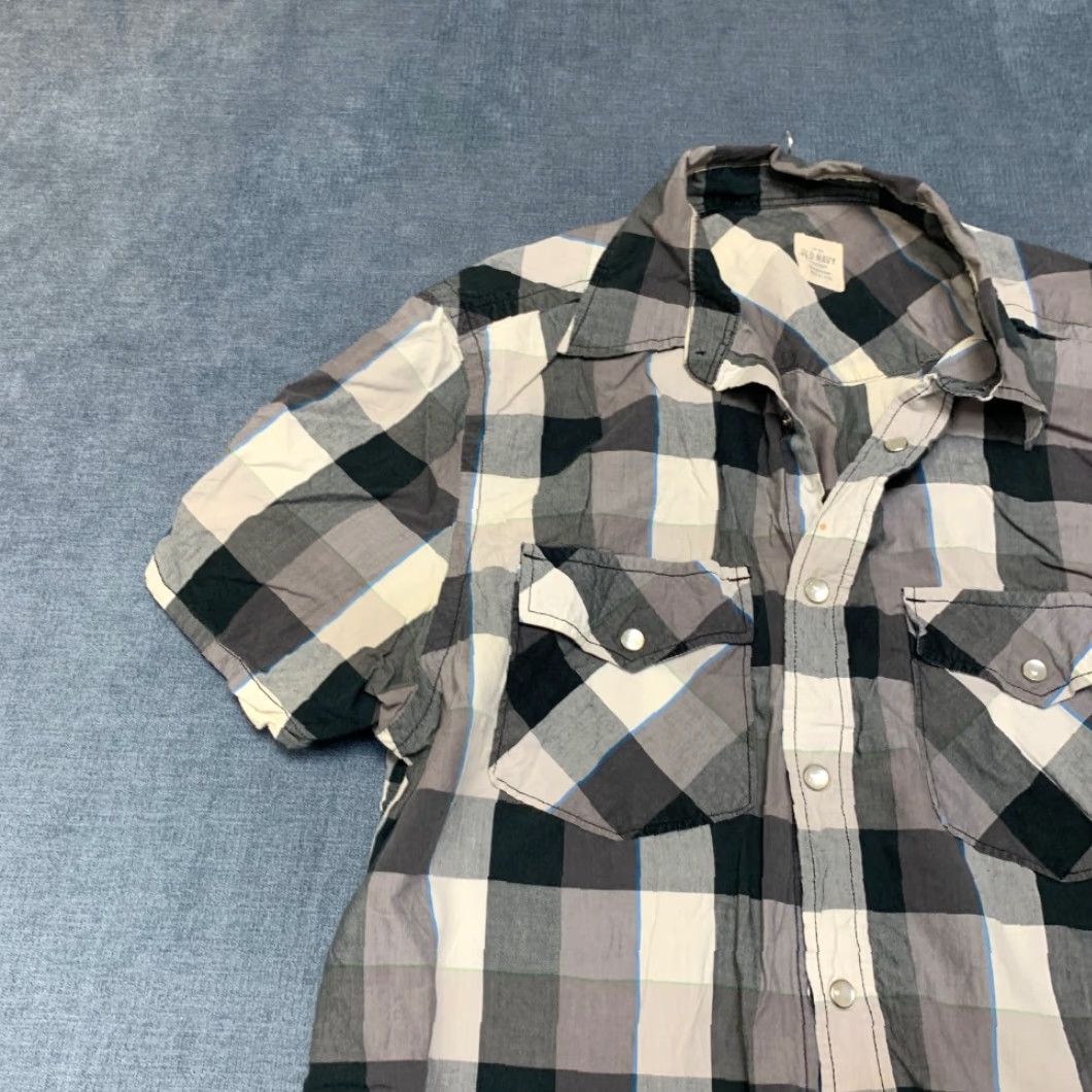 Old Navy Old Navy Multicolor Plaid Cotton Western Shirt Mens M Snap Front Size US M / EU 48-50 / 2 - 4 Thumbnail