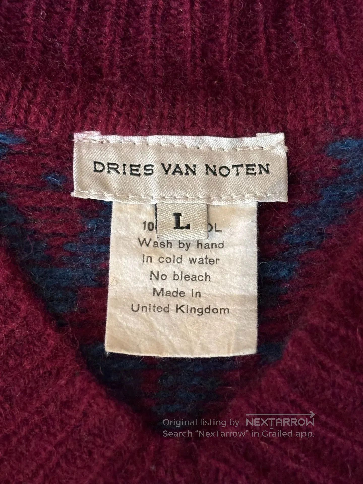 Dries Van Noten Dries Van Noten 00's Ethnic Sweater. Size US L / EU 52-54 / 3 - 6 Thumbnail