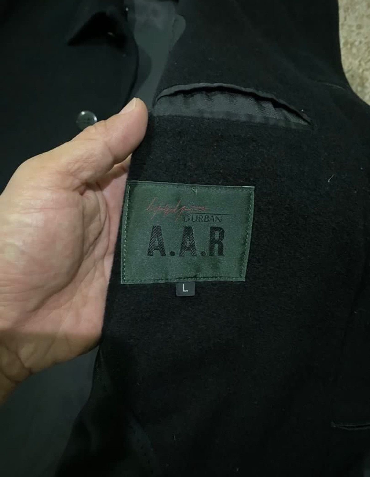 Y's for Men × Yohji Yamamoto BLACK SIGNATURE LONG JACKET YOHJI YAMAMOTO POUR HOMME WOOL Size US L / EU 52-54 / 3 - 6 Thumbnail