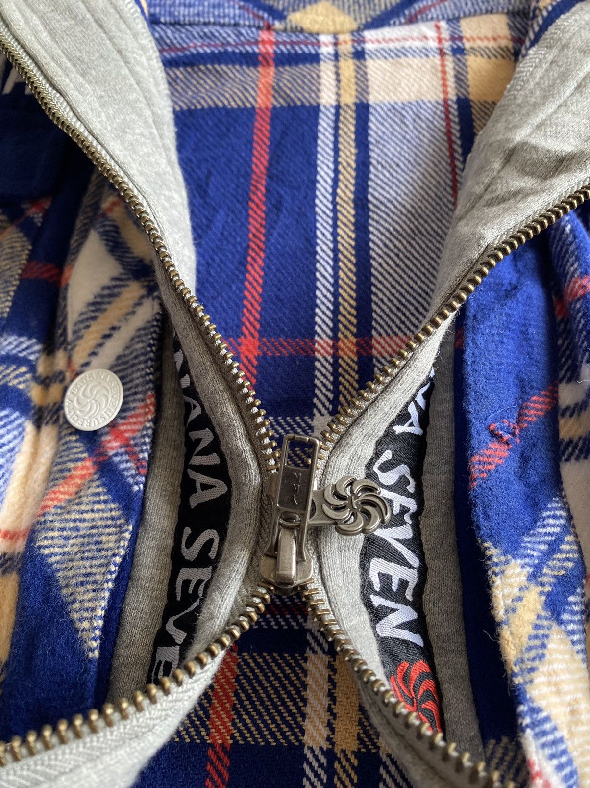 Banana Republic × Vintage BANANA SEVEN DOUBLE LAYER FLANER HOODIE Size US M / EU 48-50 / 2 - 9 Thumbnail