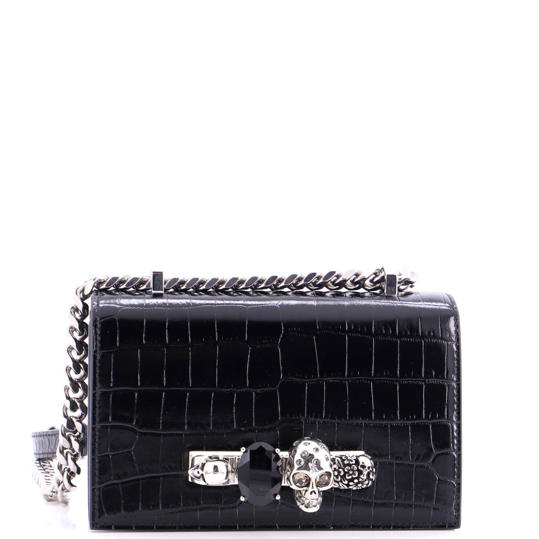 Alexander McQueen Jewelled Flap Satchel Size ONE SIZE - 1 Thumbnail