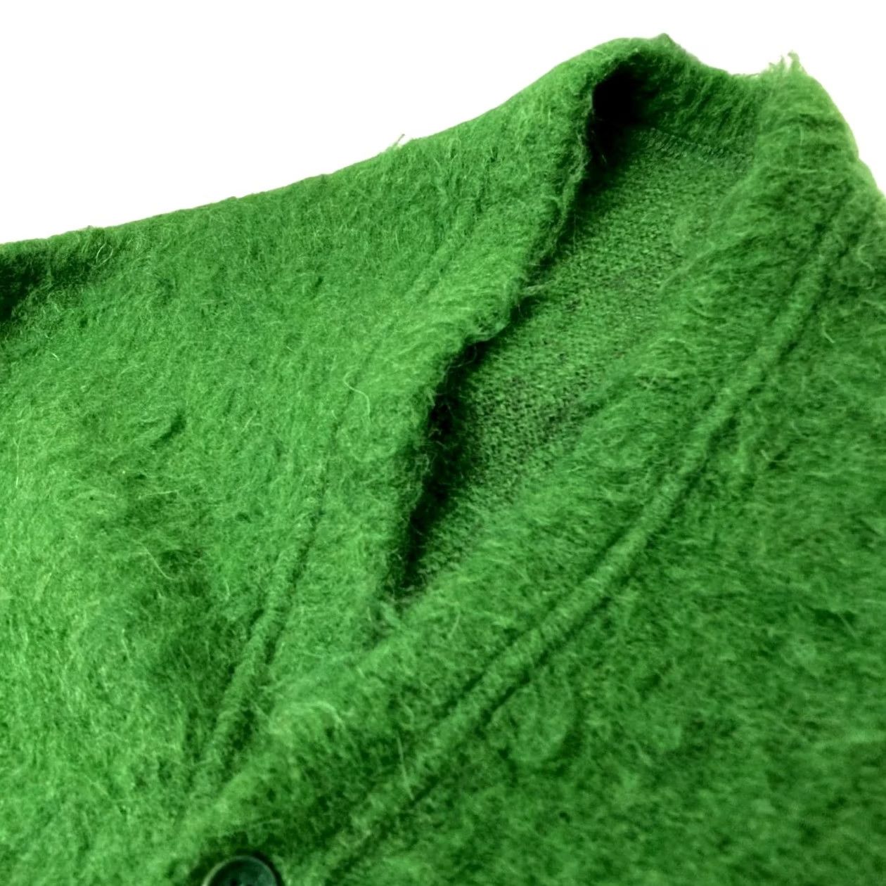 Engineered Garments Engineered Garments Poncho Mohair-blend Green Buttoned Casual Men's Used Size US M / EU 48-50 / 2 - 3 Thumbnail