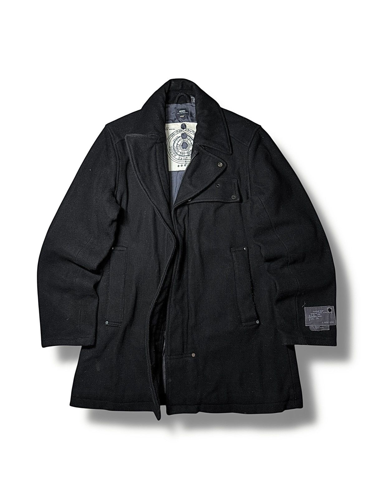 G-Star Raw Long Coat Avantgarde 00s Japan Style Y2K Archive
