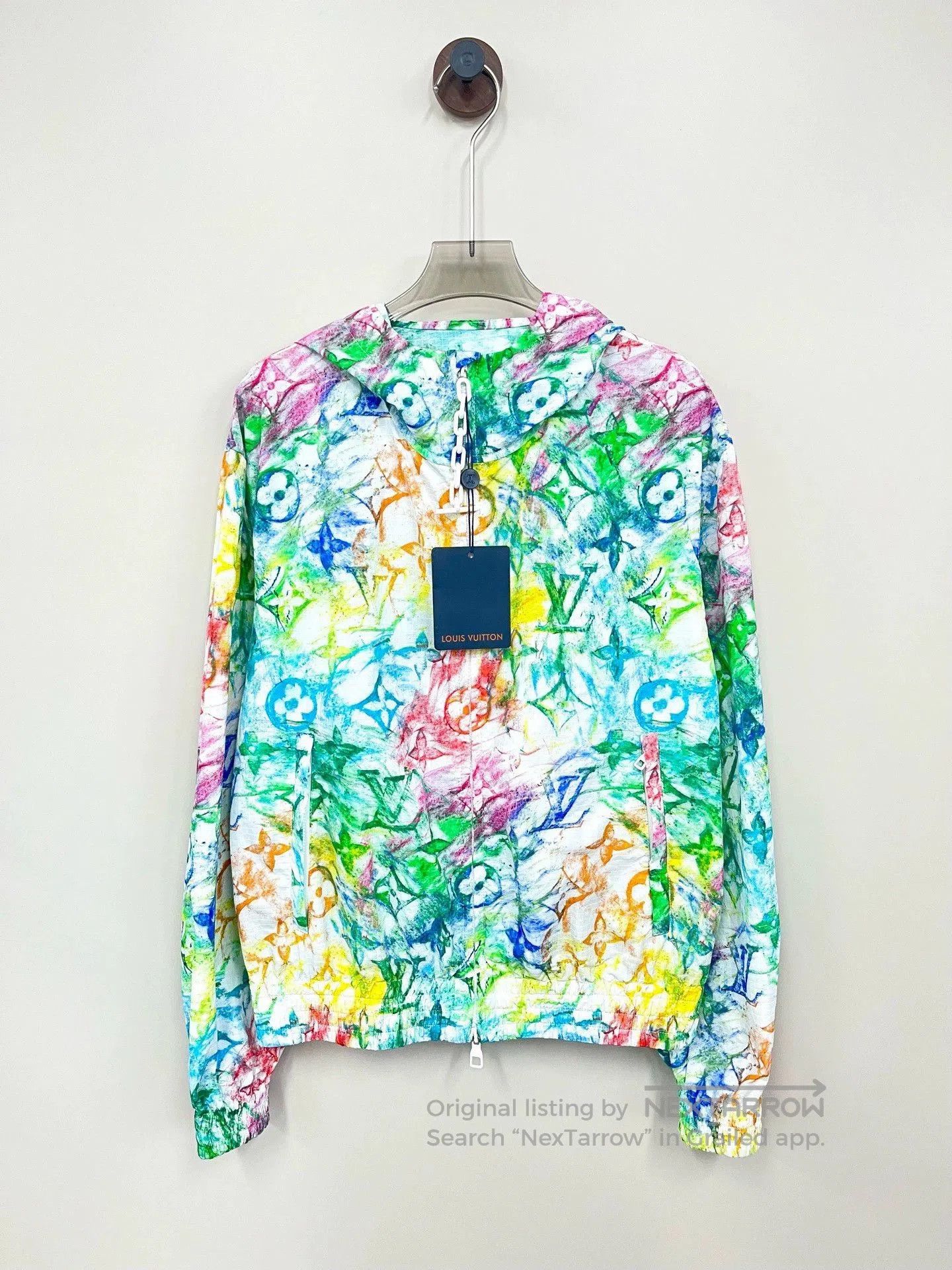 Louis Vuitton Louis Vuitton Logo Print Windbreaker Jacket. Size US M / EU 48-50 / 2 - 1 Thumbnail