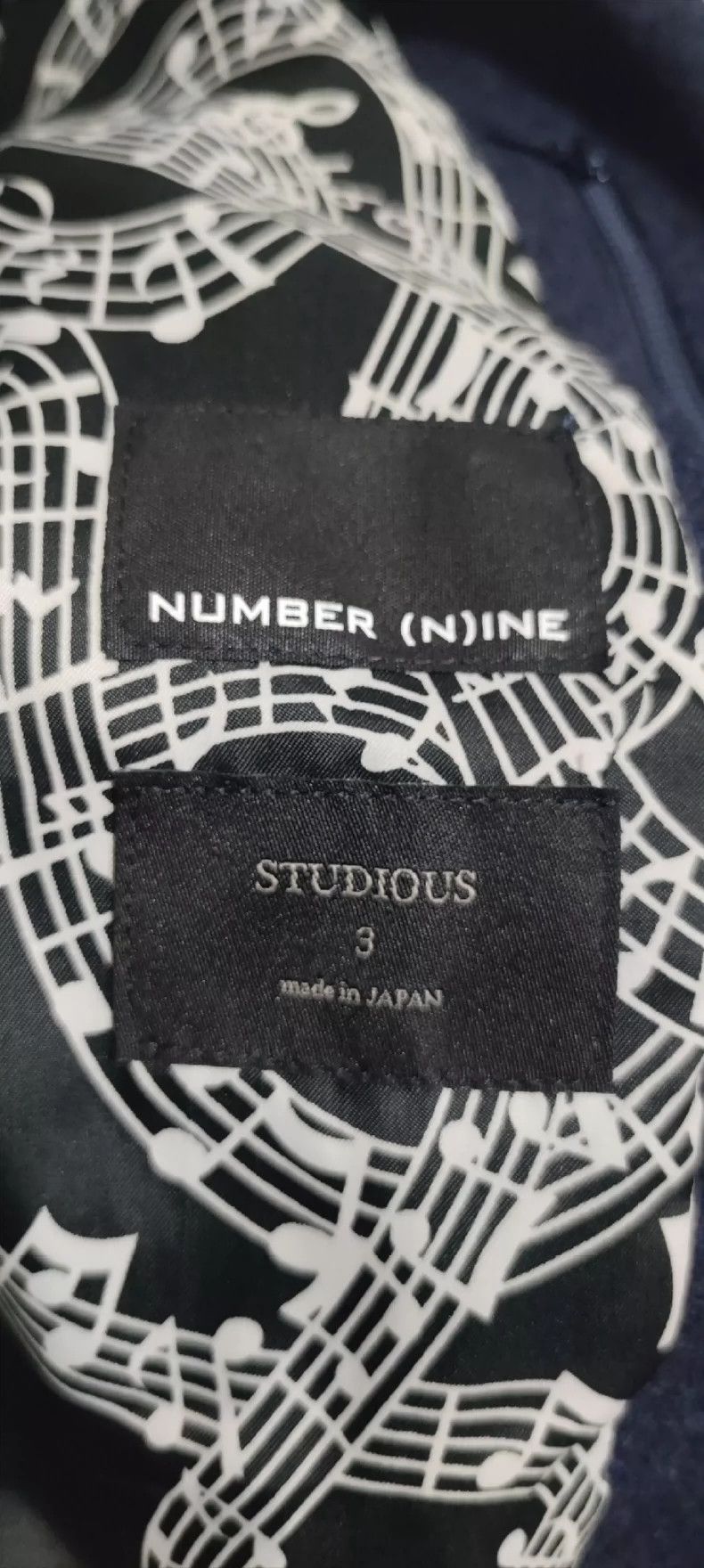 Number (N)ine Number (N)ine Nissan note tweed coat jacket windbreaker jac Size US L / EU 52-54 / 3 - 4 Thumbnail