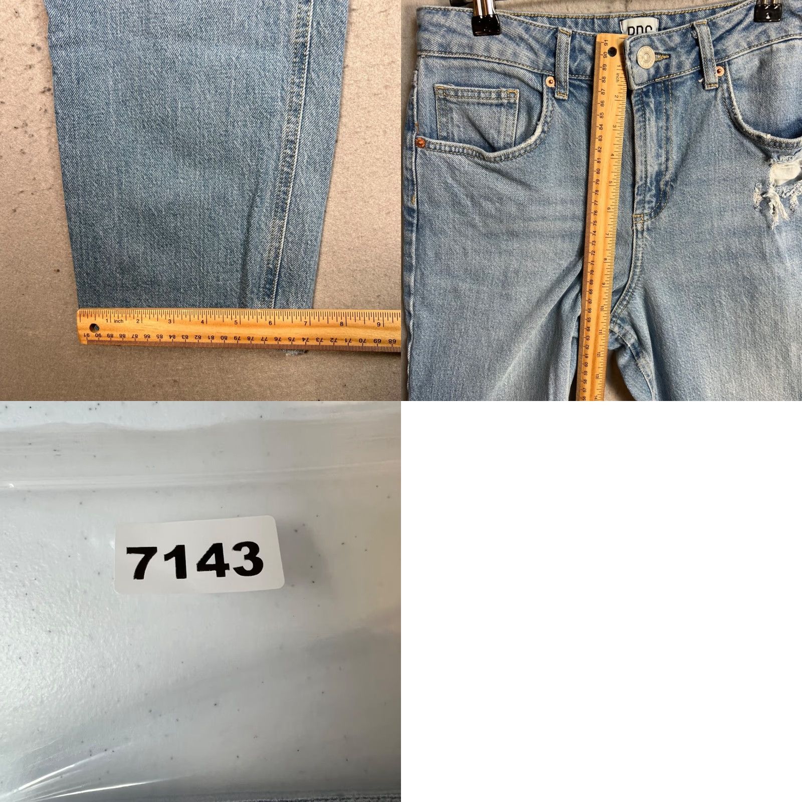 Bdg BDG Urban Outfitters Jeans Straight Skinny Womens Size 29 Light Wash Denim Size 29" - 8 Thumbnail
