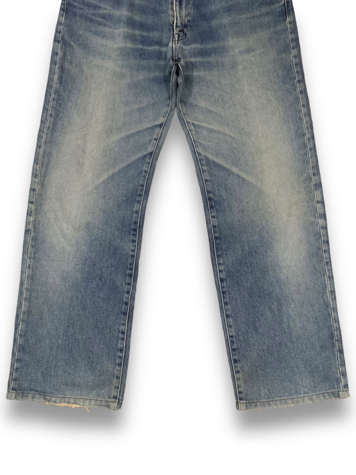 Japanese Brand Vintage Japanese Brand Bobson Blue Washed Loose Fit Jeans Size US 34 / EU 50 - 6 Thumbnail