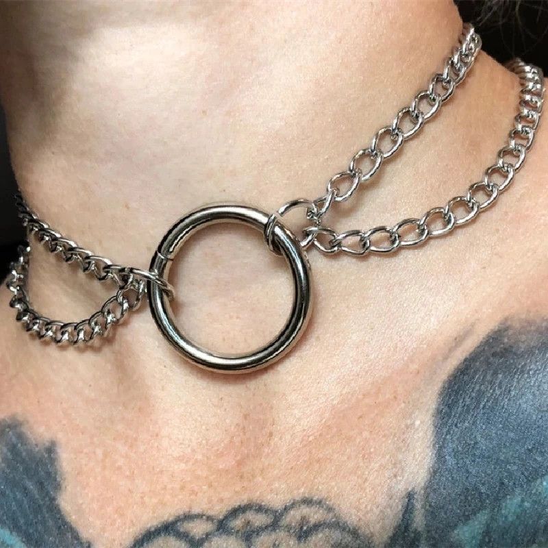 Other Double Layered Chain Choker Necklace Size ONE SIZE - 3 Thumbnail