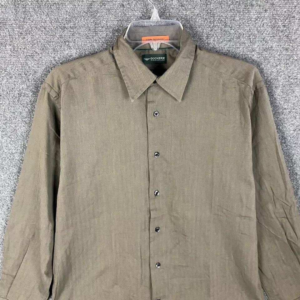 Dockers Dockers Button Up Shirt Men's Small Long Sleeve Cotton S Size US S / EU 44-46 / 1 - 2 Thumbnail
