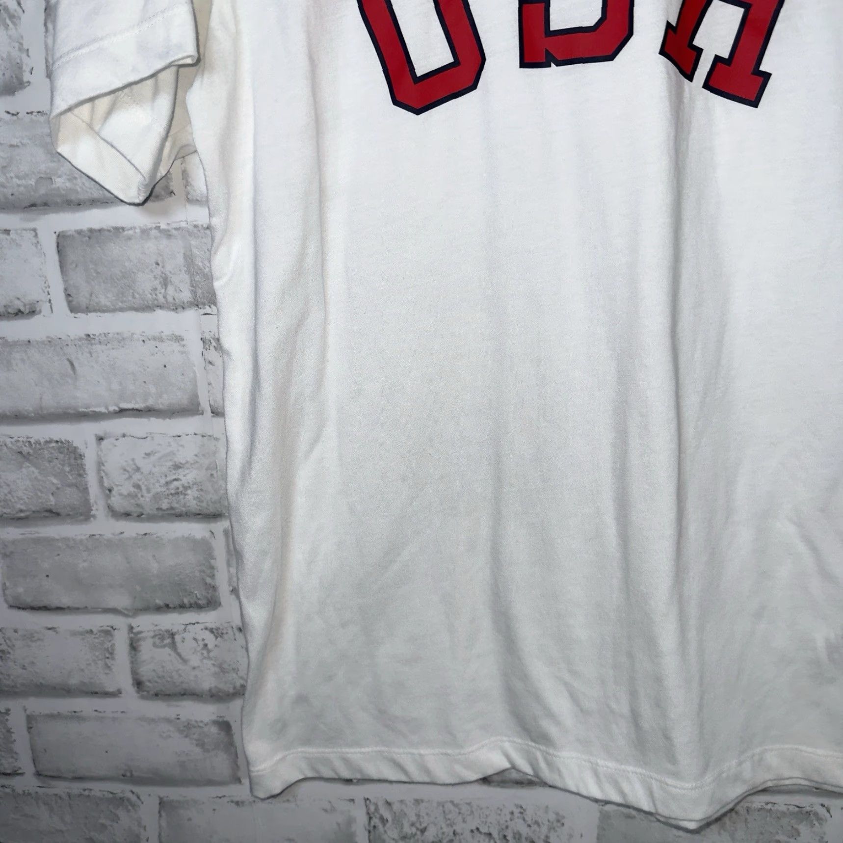 Nike Nike Shirt White USA Olympics Athletic Size S Mens Size US S / EU 44-46 / 1 - 3 Thumbnail