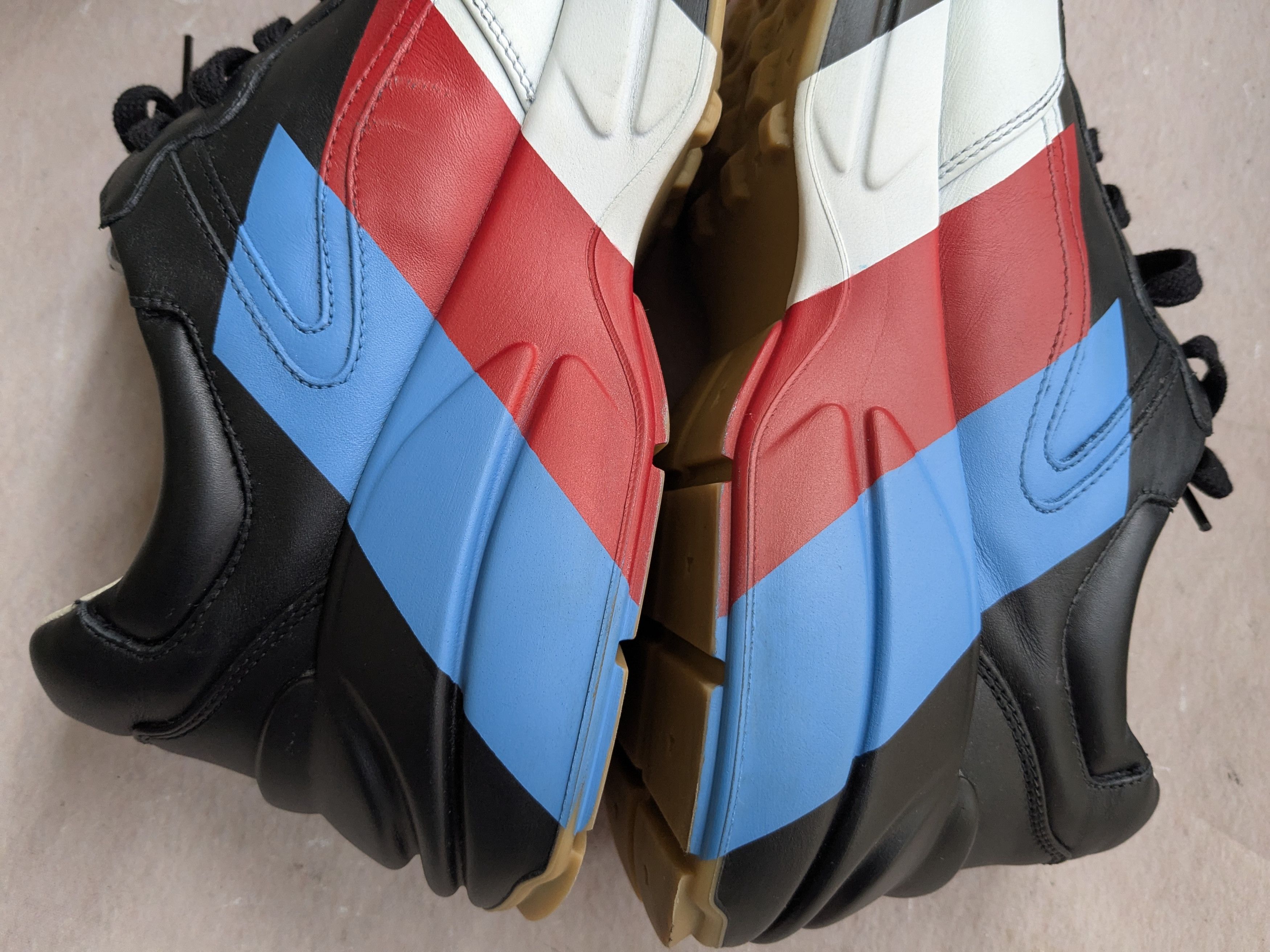 Gucci Gucci Rython Sneakers 523535 Web Print Black Leather Size US 9.5 / EU 42-43 - 12 Thumbnail