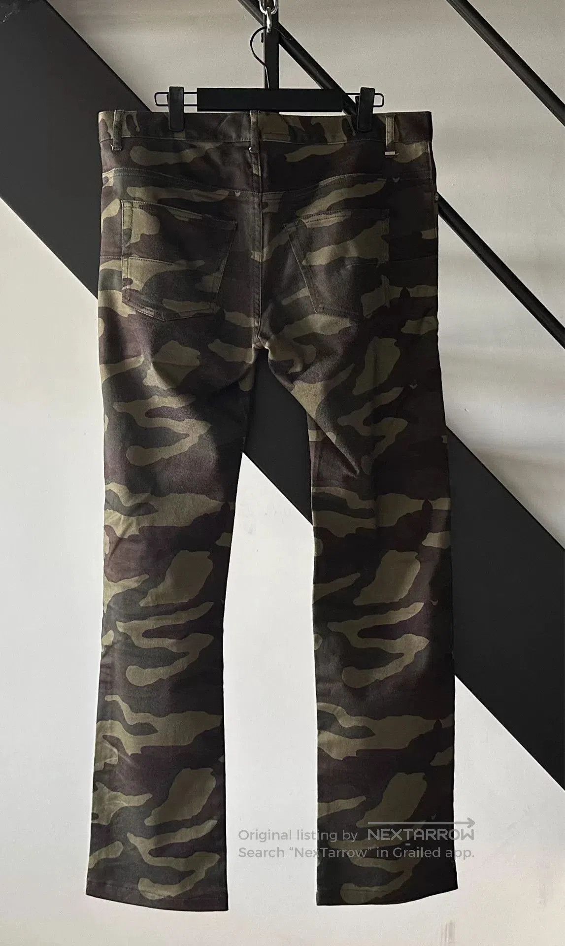 Kris Van Assche Dior Homme Camo Jeans from SS16 Collection. Size US 33 - 3 Thumbnail