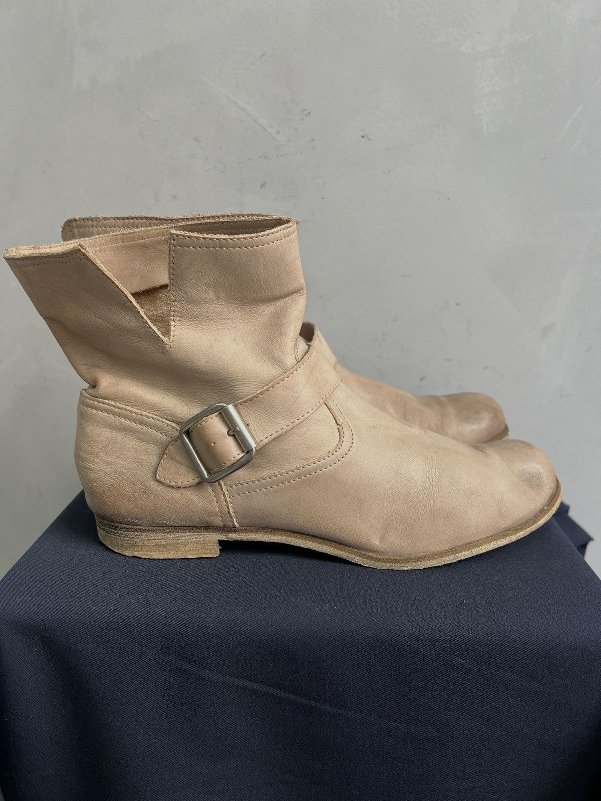 Guidi Guidi style lewther ankle belted leather boots avant garde Size US 8 / EU 41 - 5 Thumbnail