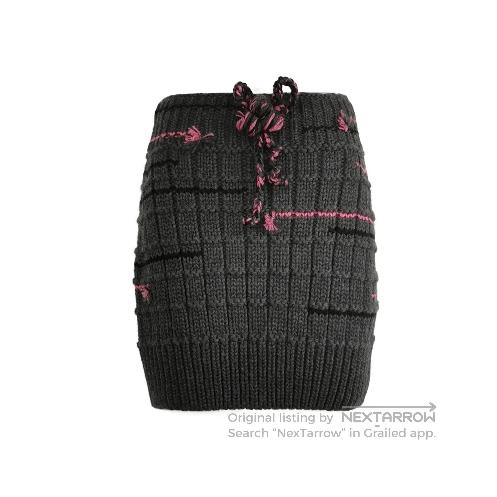 Prada Prada Contrast Wool Skirt . Size 39" - 1 Thumbnail
