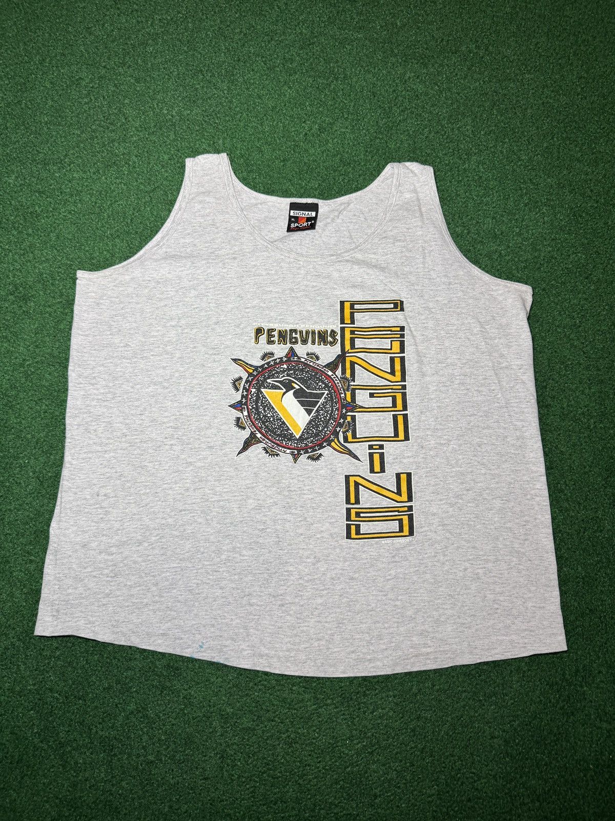 Vintage 90s Pittsburgh Penguins RARE Magic Johnson XL Tank Top Size US XL / EU 56 / 4 - 1 Thumbnail