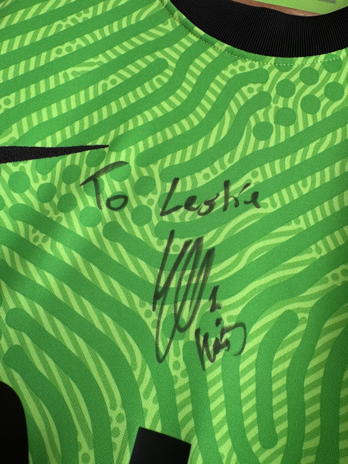Nike Hugo Lloris Signed Tottenham Hotspur Soccer Goalkeeper Kit Size US L / EU 52-54 / 3 - 7 Thumbnail