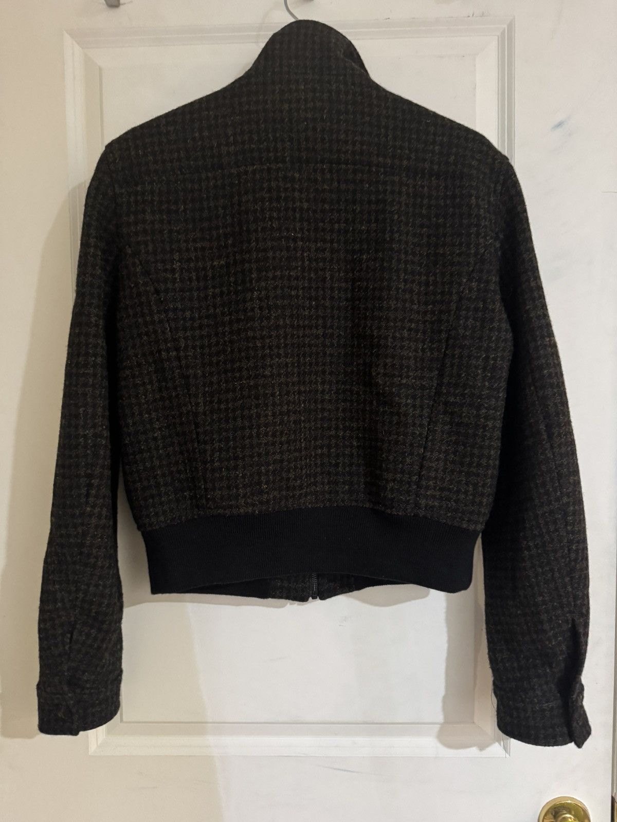 Acne Studios Acne Studios Cropped Wool Tweed Jacket Size US S / EU 44-46 / 1 - 2 Thumbnail