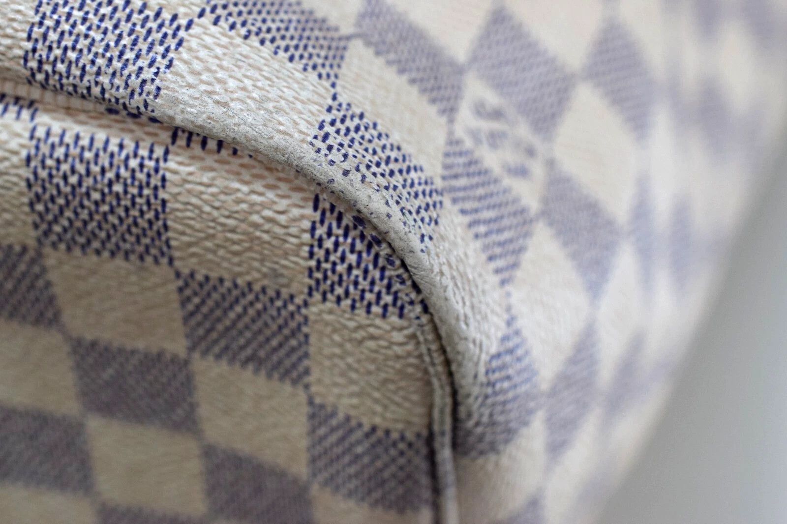 Louis Vuitton Louis Vuitton Neverfull Tote Bag Damier Azur Canvas N51107 Size ONE SIZE - 11 Thumbnail