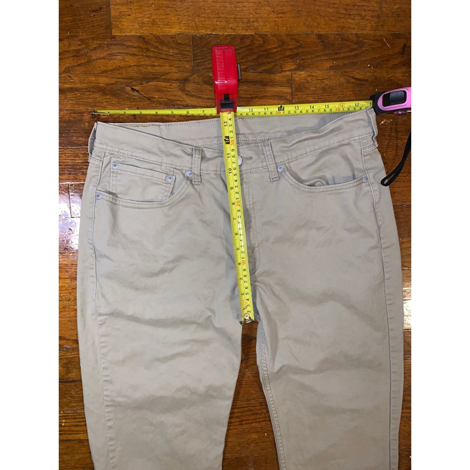 Levi's Levi's Khaki Pants 514 Straight Fit W36 L34 Chino Size US 36 / EU 52 - 3 Thumbnail