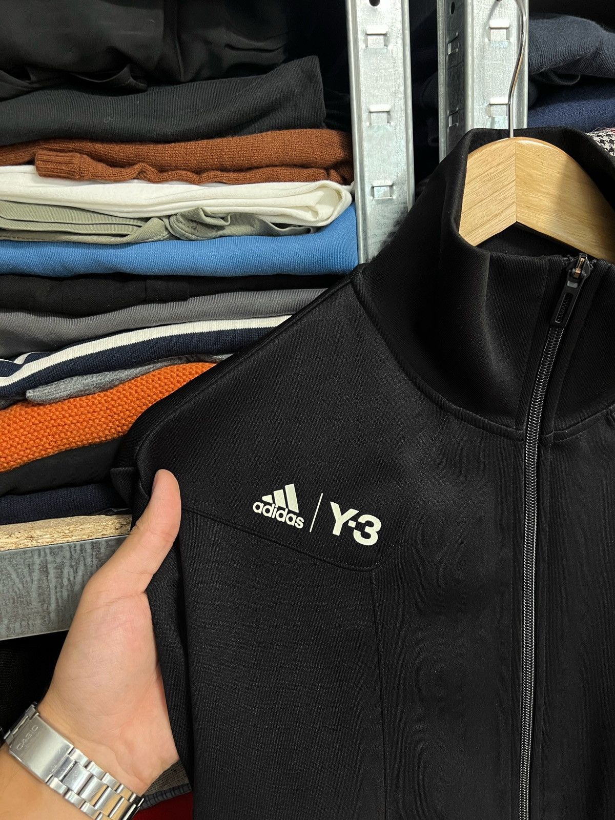 Adidas Adidas Y-3 Roland Garros Black Zip Up Track Jacket Size M Size US M / EU 48-50 / 2 - 3 Thumbnail