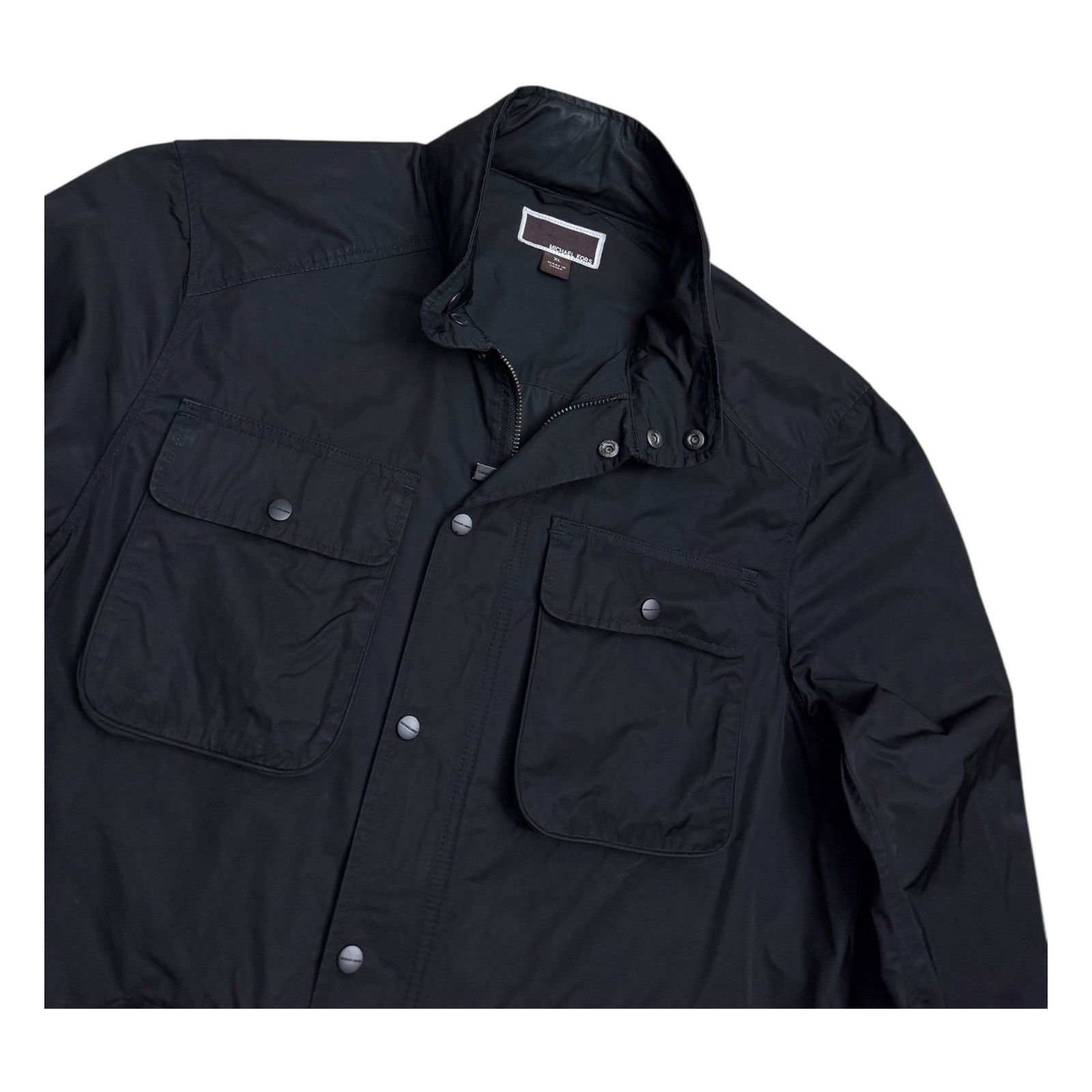 Michael Kors MICHAEL KORS Water Resistant Black Casual Designer Jacket XL Size US XL / EU 56 / 4 - 2 Thumbnail