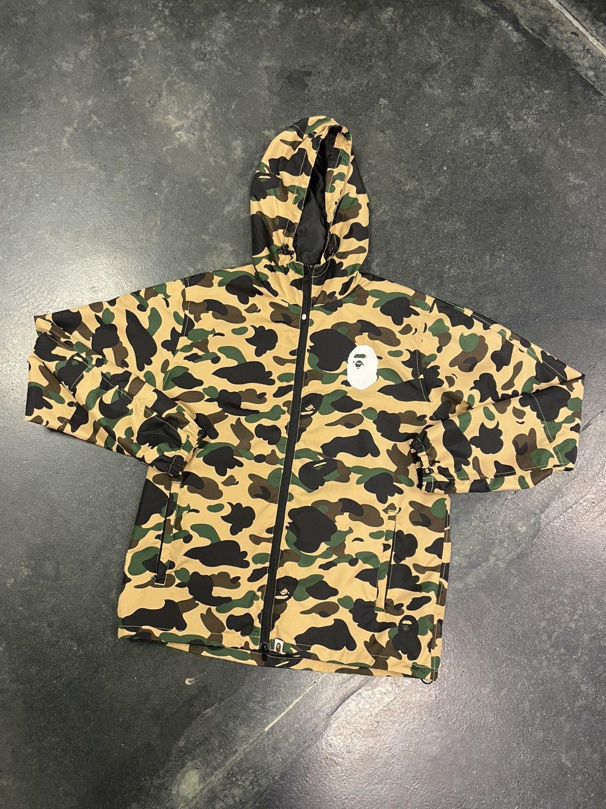 Bape Bape Yellow Camo Windbreaker Size US XL / EU 56 / 4 - 1 Thumbnail