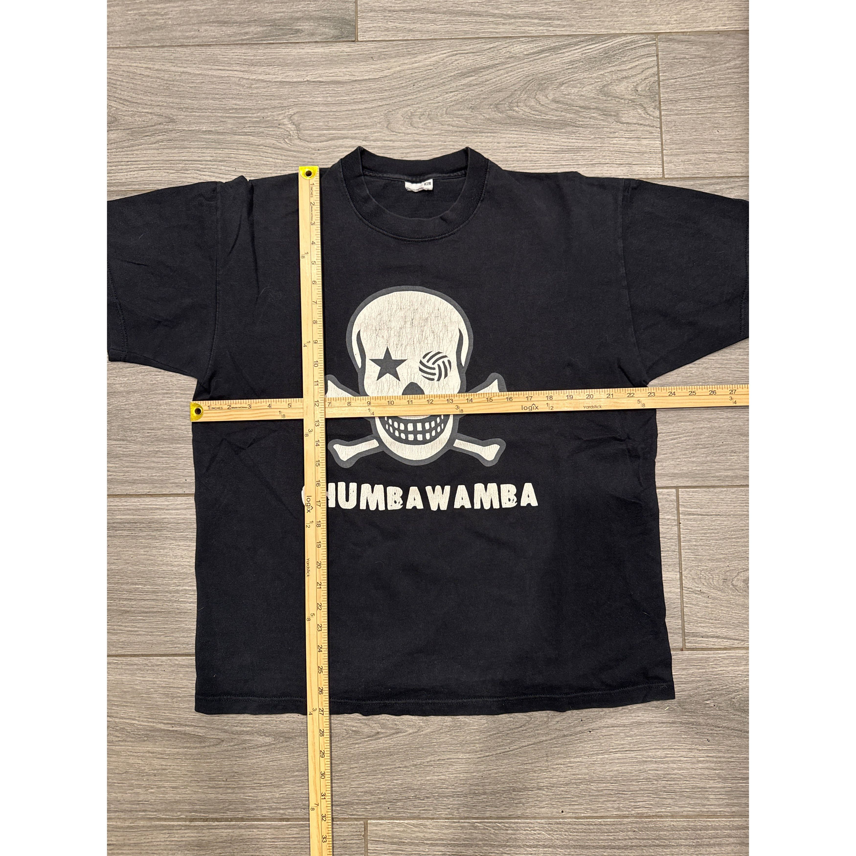 Other 90s Chumbawamba Australia Tubthumper Band Black Skull T-Shir Size US XL / EU 56 / 4 - 2 Thumbnail